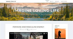 Desktop Screenshot of imaginelovinglife.com